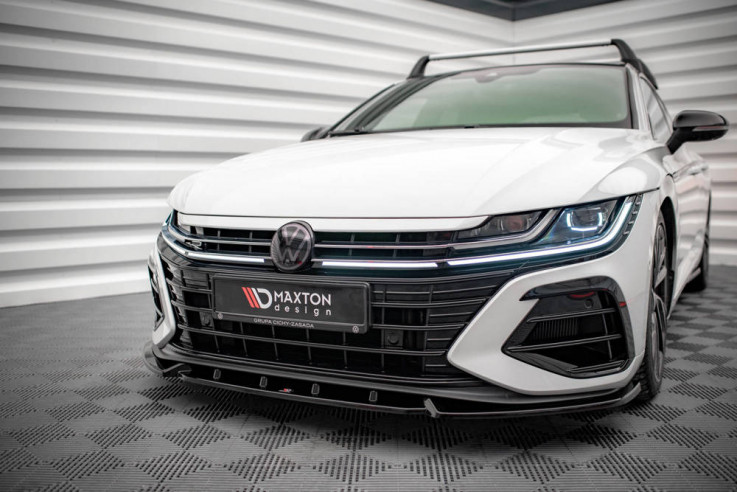 Maxton Design Spoiler předního nárazníku VW Arteon R V.2 - karbon