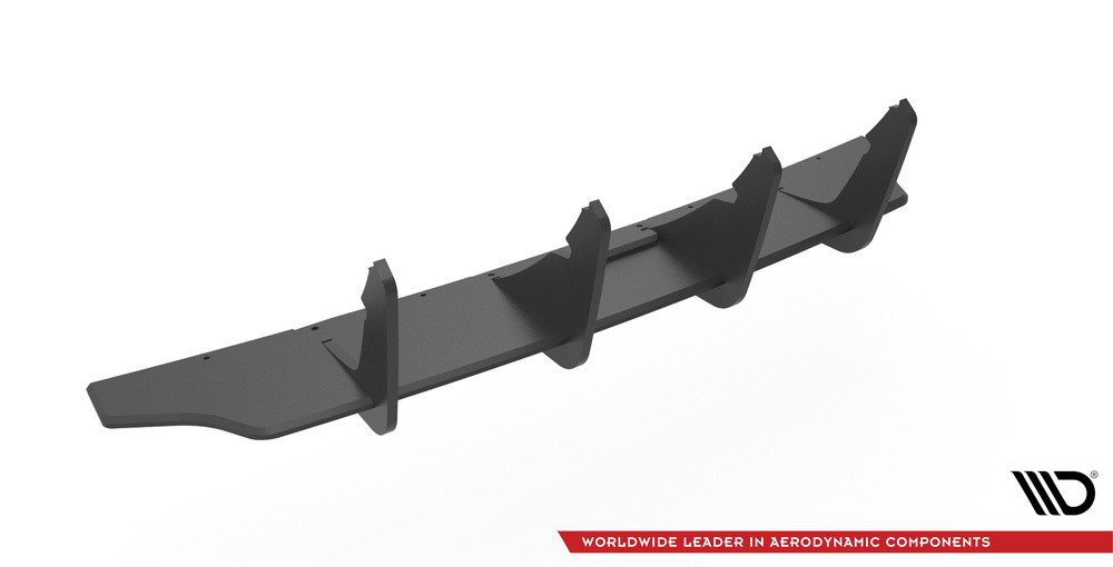 Maxton Design Zadní difuzor Street Pro AUDI RS3 8Y Sedan - červený