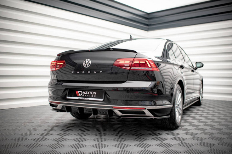 Maxton Design Spoiler zadního nárazníku VW Passat B8 Facelift - karbon