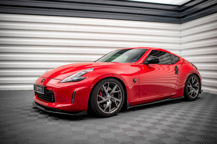 Maxton Design Prahové lišty Nissan 370Z Facelift - texturovaný plast