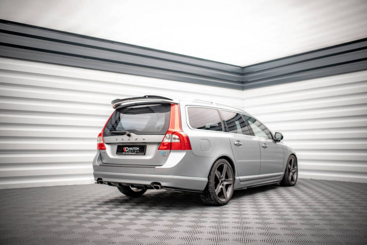 Maxton Design Nástavec střešního spoileru Volvo V70 Mk3 V.1 - karbon