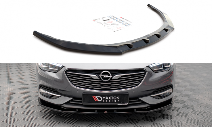 Maxton Design Spoiler předního nárazníku Opel Insignia Mk2 V.1 - texturovaný plast