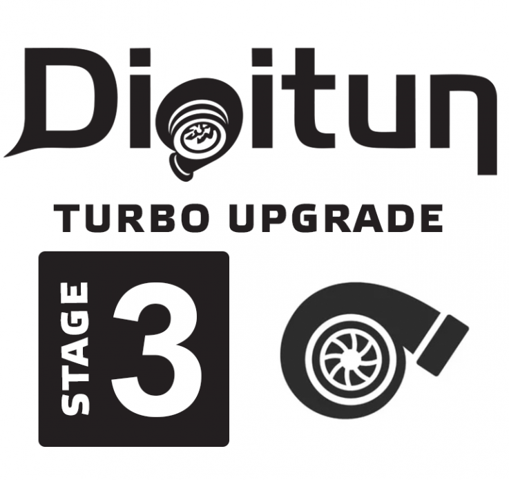 DIGITUN Stage 3 K04 úprava řídící jednotky motoru 2,0 TSI EA888 K03