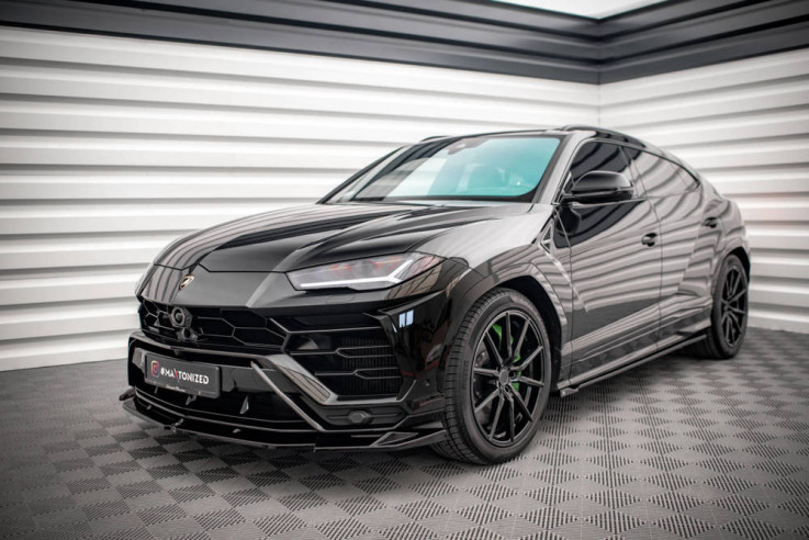 Maxton Design Spoiler předního nárazníku LAMBORGHINI Urus V.1 - černý lesklý lak