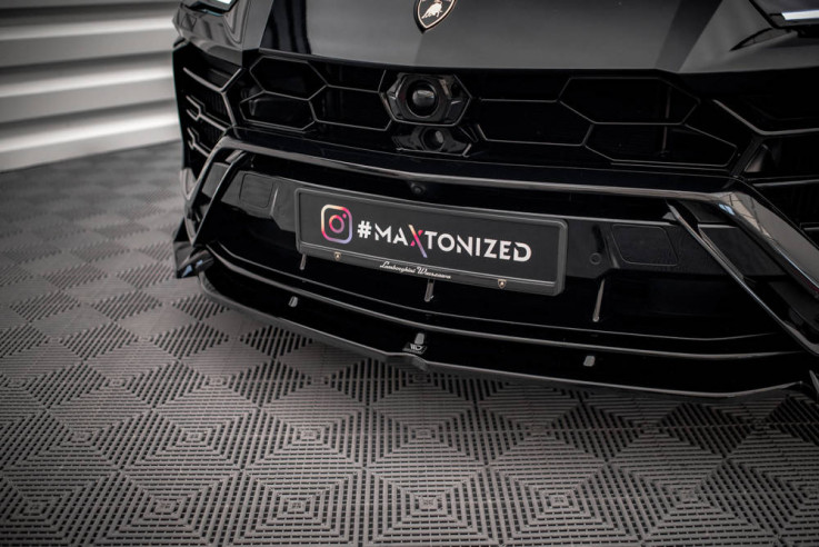 Maxton Design Spoiler předního nárazníku LAMBORGHINI Urus V.1 - černý lesklý lak