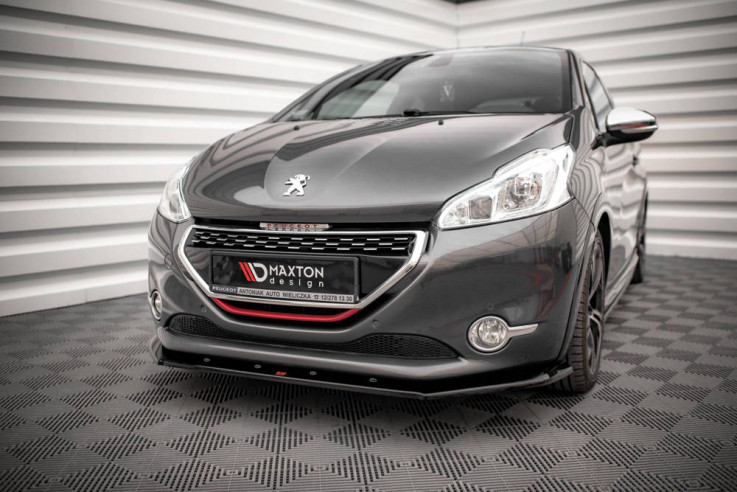Maxton Design Spoiler předního nárazníku PEUGEOT 208 GTi V.1 - texturovaný plast