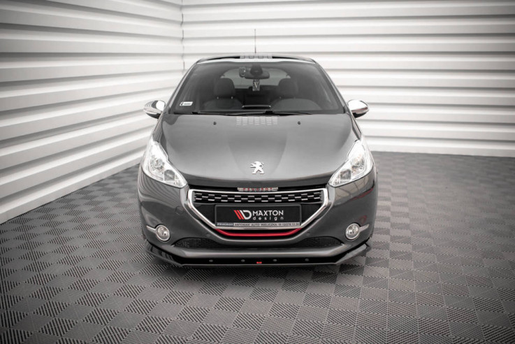 Maxton Design Spoiler předního nárazníku PEUGEOT 208 GTi V.1 - texturovaný plast