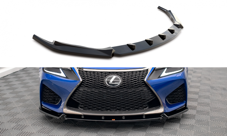 Maxton Design Spoiler předního nárazníku LEXUS GS F Mk4 Facelift V.1 - texturovaný plast