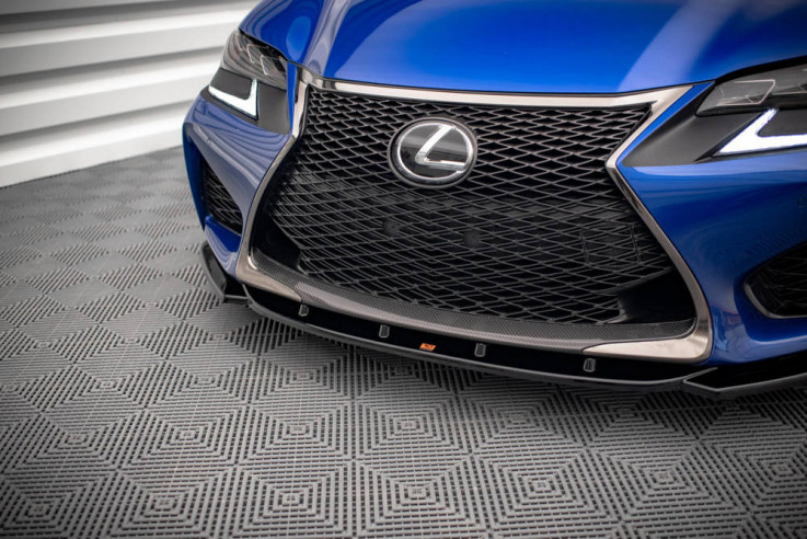 Maxton Design Spoiler předního nárazníku LEXUS GS F Mk4 Facelift V.2 - texturovaný plast