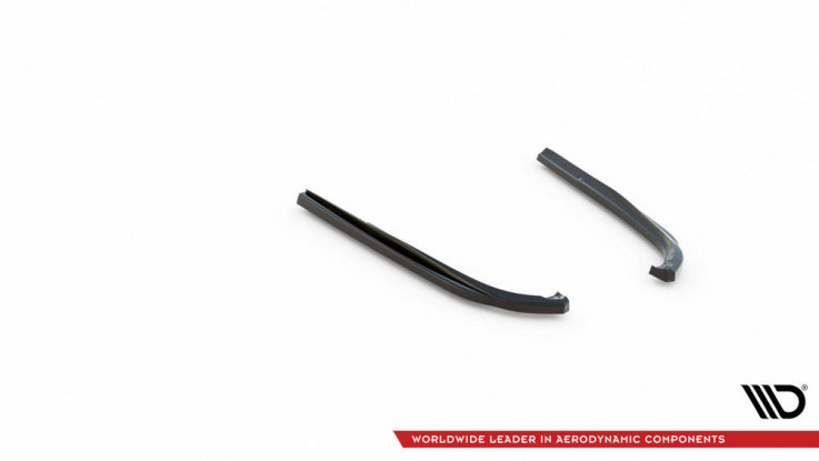 Maxton Design Boční lišty zadního nárazníku LEXUS GS F Mk4 Facelift - texturovaný plast