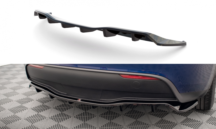 Maxton Design Spoiler zadního nárazníku TESLA Model Y - texturovaný plast