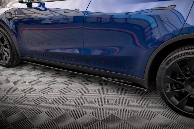 Maxton Design Prahové lišty TESLA Model Y V.1 - texturovaný plast