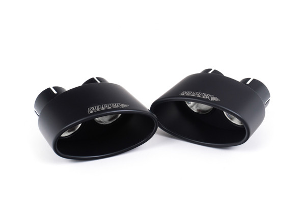 Cat-back exhaust AUDI RS5 Sportback B9 Facelift Milltek Sport - Non-Resonated / Black Tips