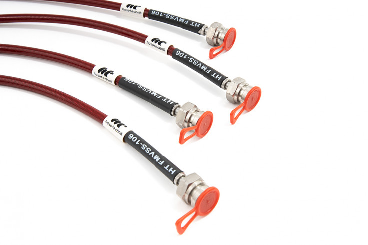 Forge Motorsport Break hoses for Toyota GR Yaris - solid green