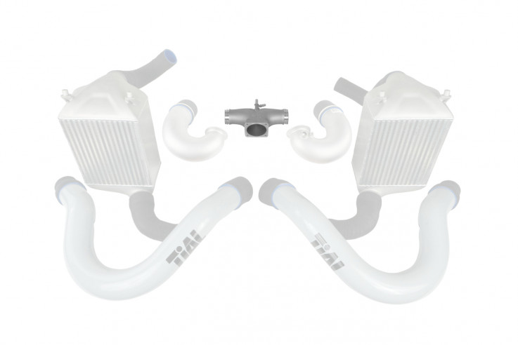 TiAL Zvětšené Y vedení za škrtící klapkou Porsche 911 991.2 3.0T S GTS