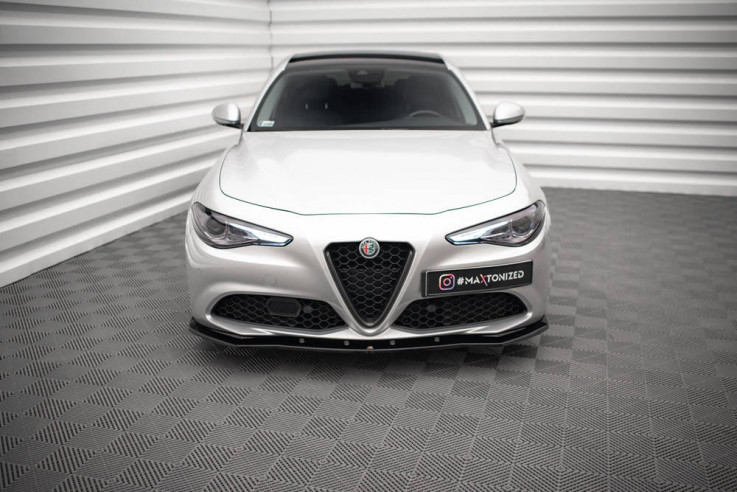 Maxton Design Spoiler předního nárazníku Alfa Romeo Giulia Sport V.1 - texturovaný plast