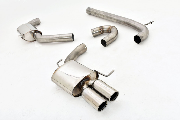 Sportovní Catback výfuk 76mm Škoda Octavia 3 5E 1,8 TSI 132kW FWD Friedrich Motorsport